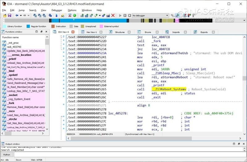 黑华芸/华硕ASUSTOR ADM嵌入式Linux逆向工程和体验引导工具盘-NAS研玩社